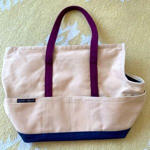 Lovethybeast Canvas Pet Tote - Medium
